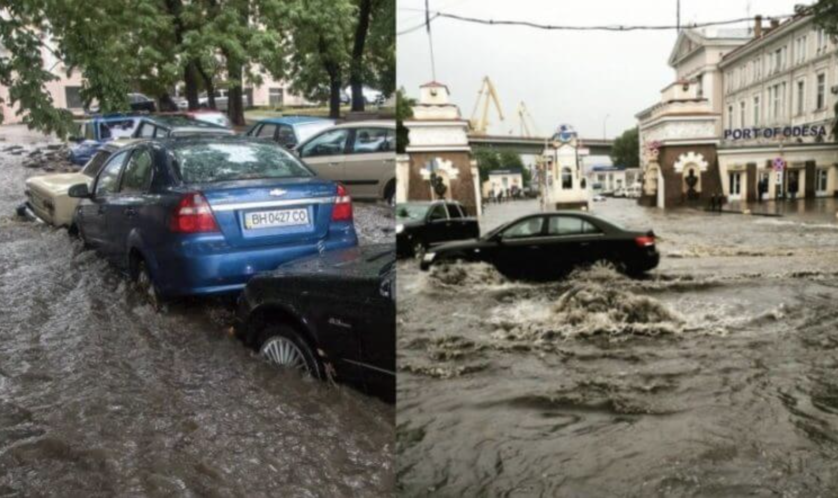 Кара небесна! Стихія наробила біди! Потужна злива накрила місто:Вода позаливала житлові будинки, дороги…