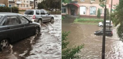 Авто перетворuлuся на підводні човнu, людu плавалu на вулицях, як у морі: з’явuлuся нові кадрu із затопленого Кuєва